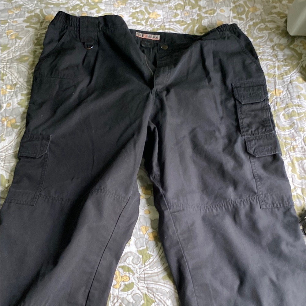Men's Black Cargo Pants